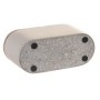 Verre DKD Home Decor Gris Naturel Bambou Ciment 11 X 4,5 X 6 CM