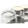 3 Tubs DKD Home Decor Crystal Silver Transparent Stainless steel