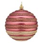 Boule de Noël Krist+ 00872 Rose Plastique Ø 10 cm 6 Unités