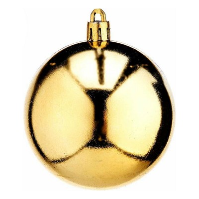 Boules de Noël Krist+ 00464-4 Doré PVC Ø 7 cm 12 Unités