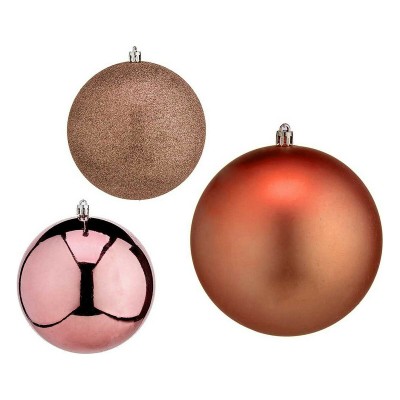 Boule de Noël Krist+ 00786 Cuivre Plastique Ø 12 cm 6 Unités