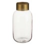 Vase Smooth Pink Golden Glass (11,5 x 24 x 11,5 cm)