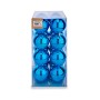 Set of Christmas balls Krist+ K1912475-1 Blue Plastic (12 Units)