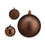 Set of Christmas balls Krist+ 00782 Brown Plastic Ø 8 cm (24 Units)