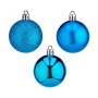 Set of Christmas balls Krist+ K1912484-2 Blue Plastic (12 Units)