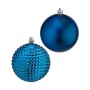 Set of Christmas balls Krist+ 00927 Blue Plastic Ø 8 cm (6 Units)