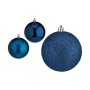 Lot de boules de Noël Krist+ 00830 Bleu Plastique (12 Unités)