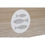 Boîte Décorative DKD Home Decor Naturel Bois MDF Spirales méditerranéen 50 x 40 x 22,5 cm