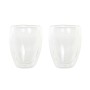Set de Verres DKD Home Decor Transparent Verre Verre Borosilicaté 380 ml 2 Pièces