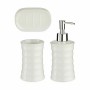 Bath Set Berilo DW29150-1 White Ceramic (12 Units)