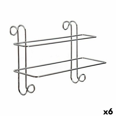 Bar towel rail W4294 Silver Metal 14 x 20 x 39 cm (6 Units)
