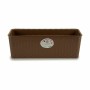 Planter Stefanplast Brown Plastic 18 x 16 x 48,5 cm (12 Units)