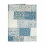 Nappe Kinvara AZULEJO-A Bleu toile 140 x 180 cm Antitaches Carrelage (6 Unités)