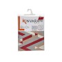 Nappe antitache Kinvara ZIGI-21469-26 Gris Bordeaux toile Antitaches Rayures 140 x 180 cm (10 Unités)