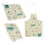Ensemble de Cuisine Kinvara Organic Bleu Blanc 2 Pièces