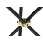Table d'appoint DKD Home Decor Blanc Noir Doré Métal Bois MDF 80 x 80 x 76 cm