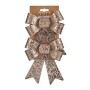 Lasso Krist+ HJ1-12010 Bronze PVC 15 x 4 x 16 cm Christmas bauble (12 Units)