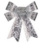 Lasso Krist+ HJ1-12011 Silver PVC Printed 15 x 4 x 16 cm Christmas bauble (12 Units)