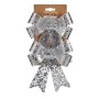 Lasso Krist+ HJ1-12011 Silver PVC Printed 15 x 4 x 16 cm Christmas bauble (12 Units)