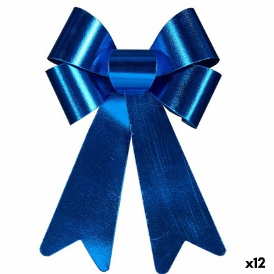 Lien Krist+ HJ1-12061 Bleu PVC 24 x 36 x 5 cm Décorations de Noël (12 Unités)