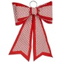 Lasso Krist+ HJ1-12081 White Red PVC 40 x 60 cm Christmas bauble (6 Units)