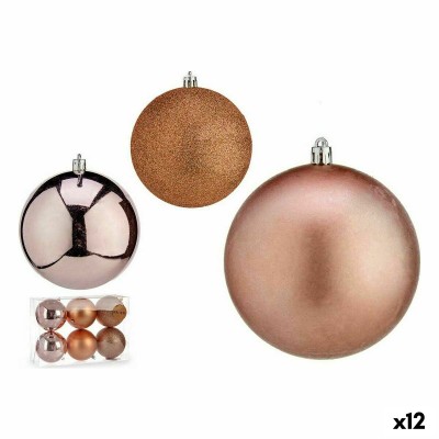 Set of Christmas balls Krist+ 00727 Pink Plastic (12 Units)