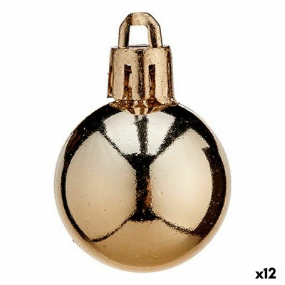 Set of Christmas balls Krist+ K1912468-4 Copper Plastic (12 Units)