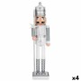 Casse-Noisette Krist+ XM-NC1105 Blanc Argent Plastique 13,2 x 59,5 x 11,5 cm Casse-Noisette (4 Unités)