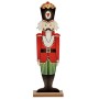 Nutcracker Krist+ 19XD35241 White Black Red Green Wood 10 x 60 x 19 cm Nutcracker (6 Units)
