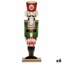 Casse-Noisette Krist+ 19XD35233 Blanc Noir Rouge Vert Bois 10 x 60 x 19 cm Casse-Noisette (6 Unités)