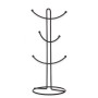 Cup hanger Kinvara CN-W3154-1P Black Metal 16 x 39 x 16 cm (6 Units)