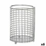 Pot for Kitchen Utensils Kinvara CN-W7728-2 CHROME Metal 12 x 16 x 12 cm (6 Units)