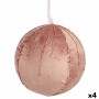 Lot de boules de Noël Krist+ 19A5453-PR Rose Polyester (4 Unités)