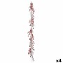 Christmas garland Krist+ K1912687 White Red Plastic 180 x 14 cm Branch (4 Units)