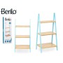 Etagère de salle de bains Berilo WR5504-3-433 Bleu Naturel 40,3 x 81,5 x 30 cm