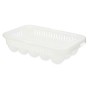 Coquetier Kinvara 02 1067 Blanc Transparent Plastique 17,5 x 7 x 28,5 cm (12 Unités)