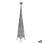 Sapin de Noël Krist+ 00160 Argenté Métal Plastique Étoile Tour 42 x 218 x 42 cm (3 Unités)
