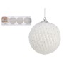 Lot de boules de Noël Krist+ 00424 Blanc polystyrène (12 Unités)
