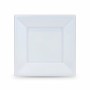 Set of reusable plates Algon Squared Plastic 18 x 18 x 2 cm (36 Units)