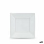 Lot d'assiettes réutilisables Algon Blanc Plastique 18 x 18 x 1,5 cm (24 Unités)