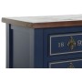 Meuble d'Entrée Home ESPRIT Marron Blue marine 103 x 35 x 80 cm