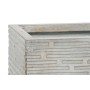 Jardinière Home ESPRIT Beige Fibre de Verre Magnésium 74,5 x 37,5 x 37,5 cm