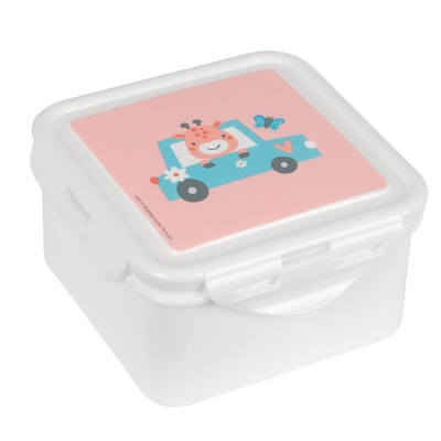 Lunch box Safta Jirafa Coral 13 x 7.5 x 13 cm