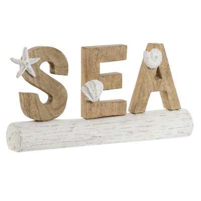 Decorative Figure Home ESPRIT Sea White Natural Mediterranean 47 x 8 x 24,5 cm