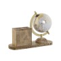 Globe Home ESPRIT White Brown PVC Mango wood 24 x 8 x 19 cm