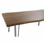 Dining Table DKD Home Decor 180 x 87 x 76 cm Black Metal Brown Acacia