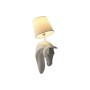 Wall Lamp Home ESPRIT White 50 W Modern Horse Aged finish 220 V 18 x 21,5 x 50,5 cm