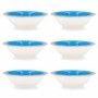 Bol Quid Vita Bleu Céramique 6 Unités (18 cm)