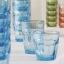 Glass Bormioli Rocco Rock Bar Blue Glass 270 ml (24 Units)