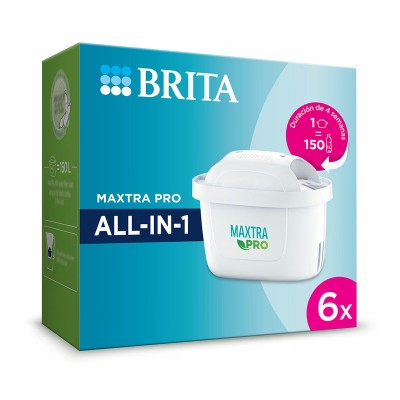 Filtre pour Carafe Filtrante Brita Maxtra Pro All-in-1 1050817 6 Mois (6 Unités)